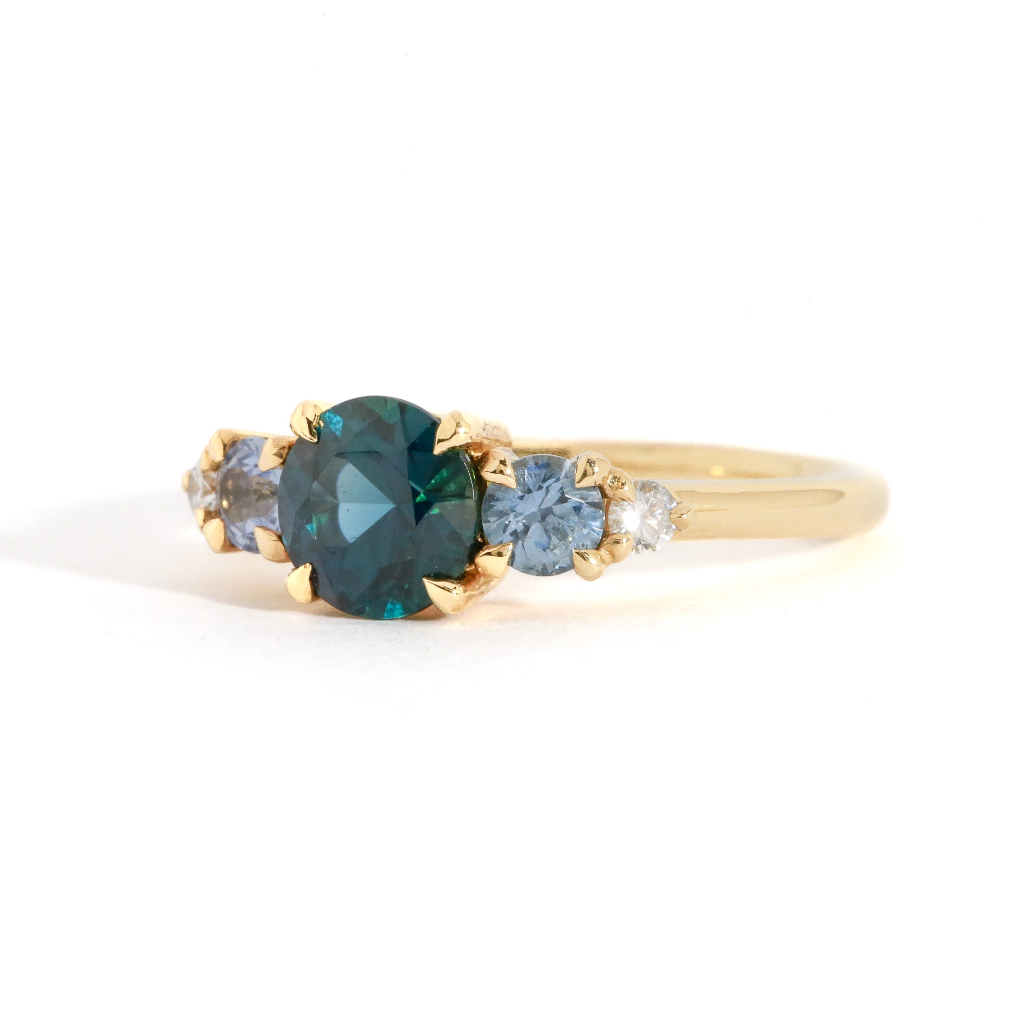 Elara Sapphire and Diamond Ring