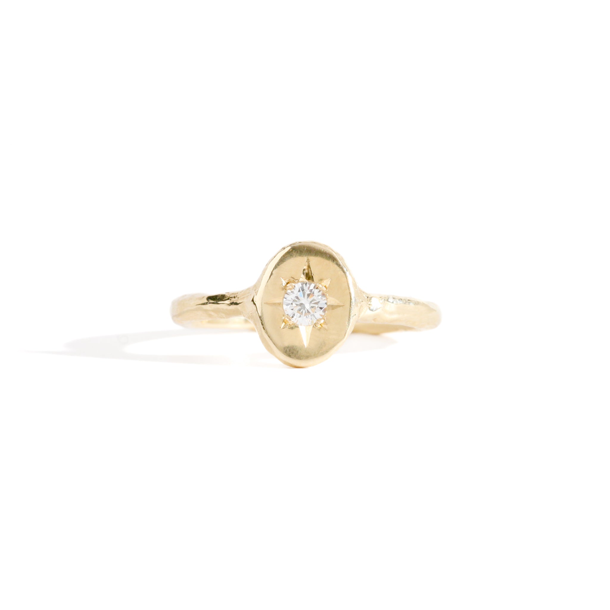 Diamond Ode Signet Ring