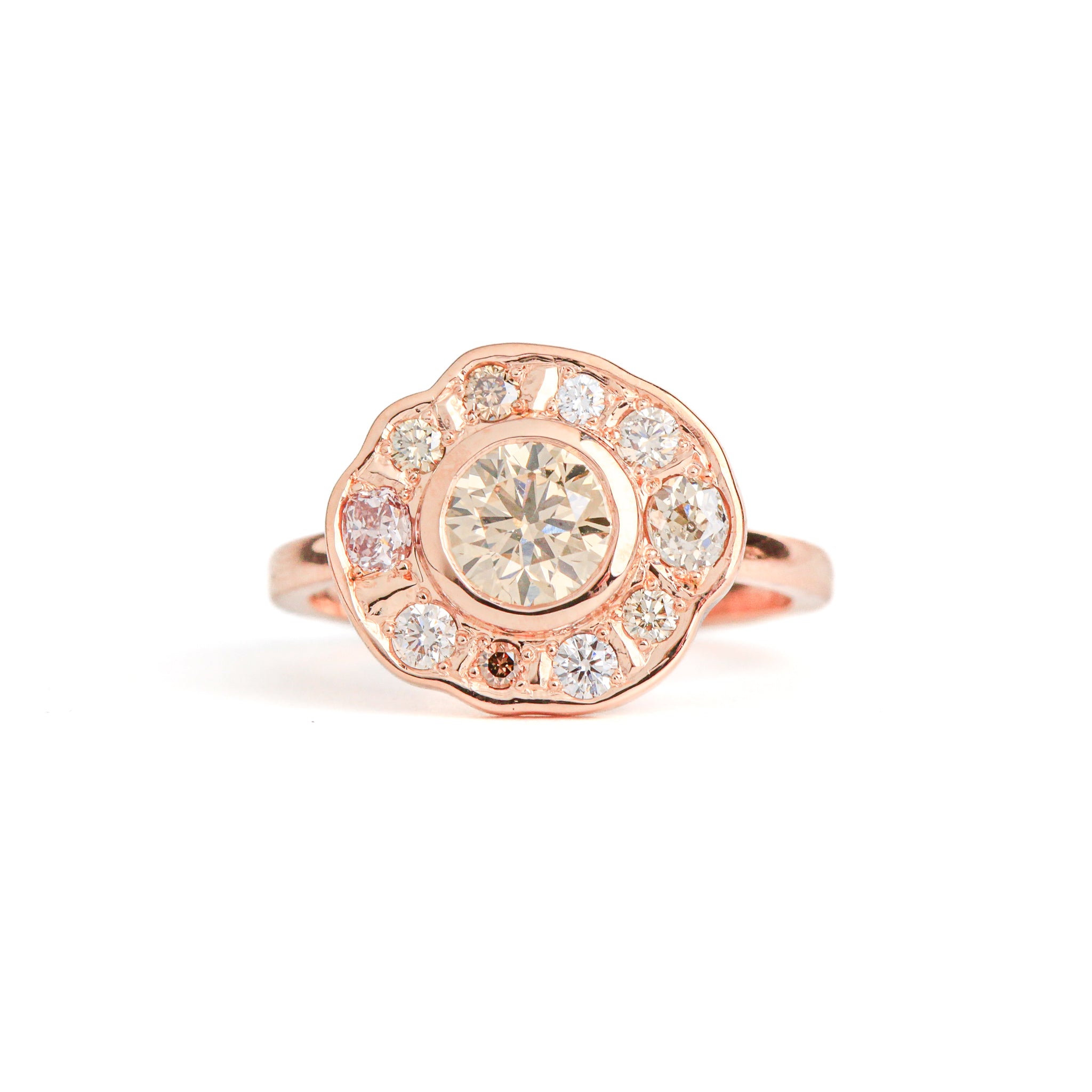 Sundial Diamond Ring