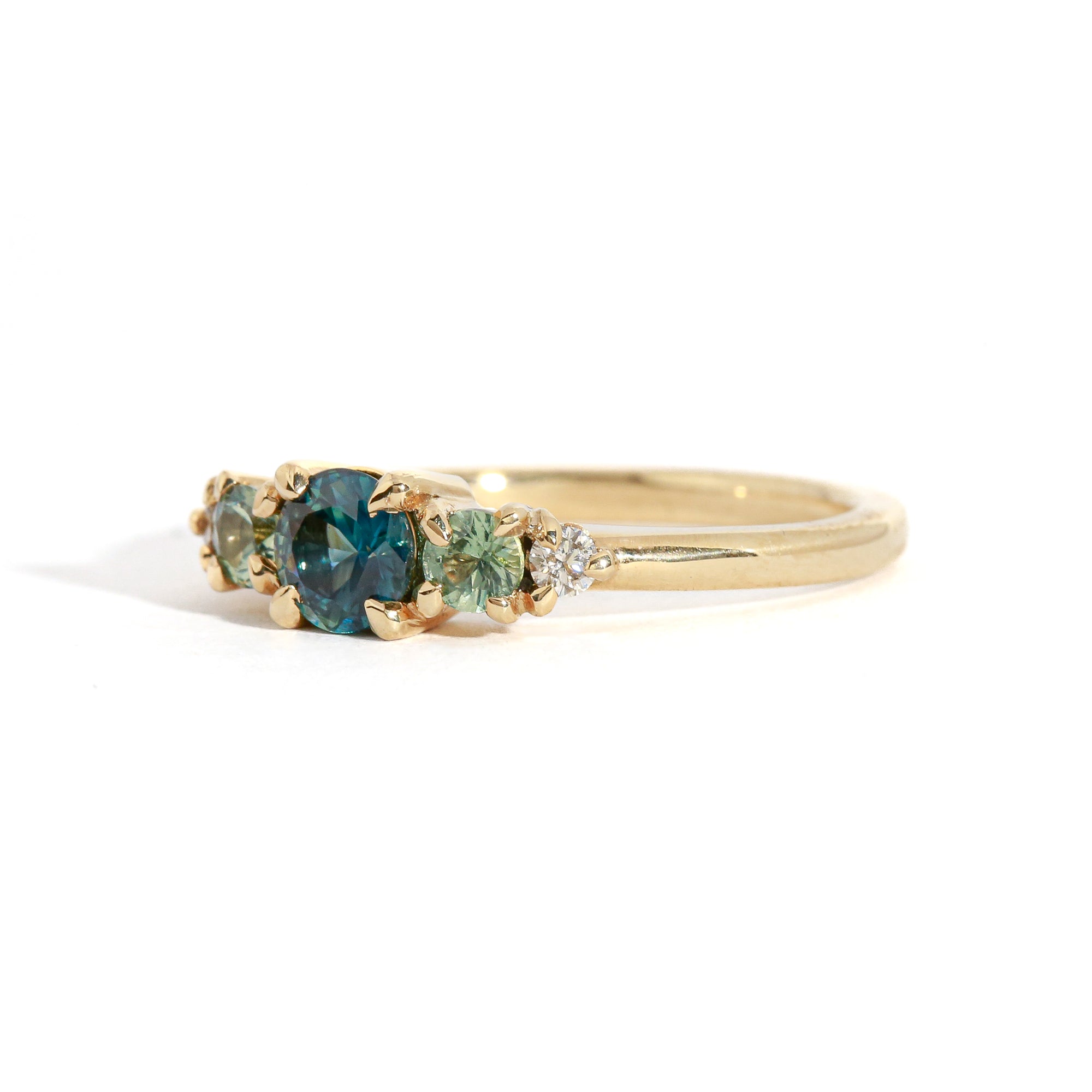 Atlantic Sapphire and Diamond Ring